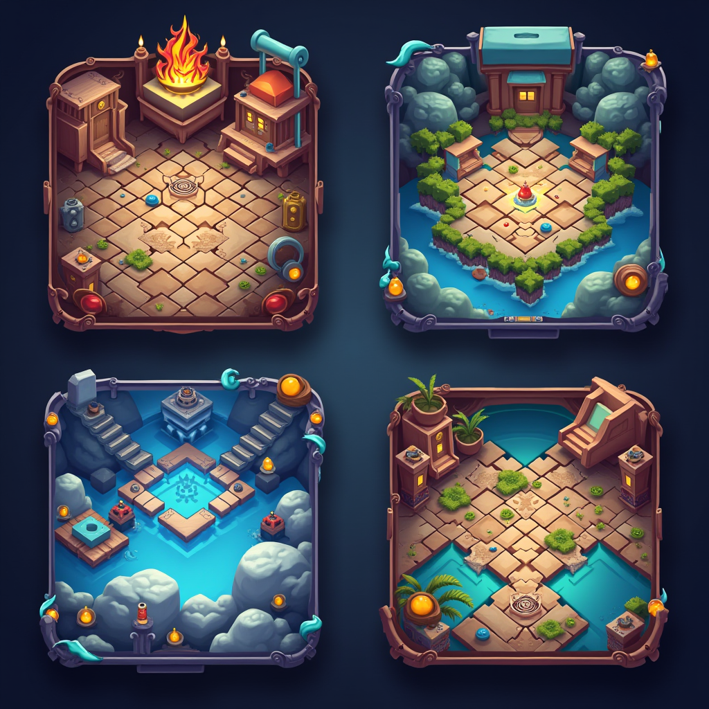 Free-to-play puzzle game interfaces showing fair monetization models with optional ads, cosmetic purchases, and generous free content, demonstrating how quality puzzle games can be accessible without aggressive monetization